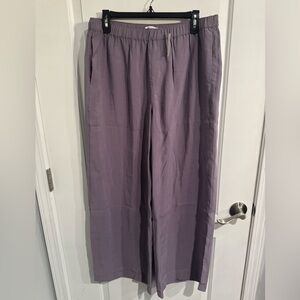 Madewell Women’s Lavender Wide Leg Pants